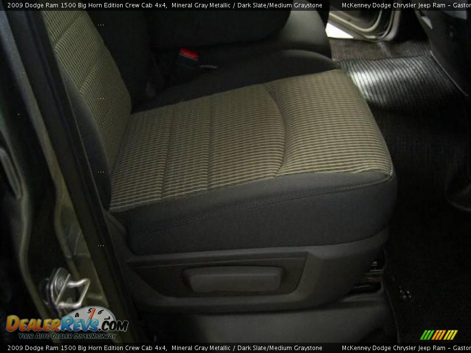 2009 Dodge Ram 1500 Big Horn Edition Crew Cab 4x4 Mineral Gray Metallic / Dark Slate/Medium Graystone Photo #14