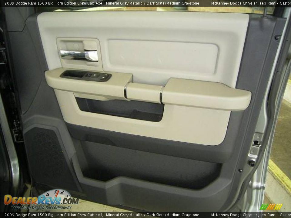 2009 Dodge Ram 1500 Big Horn Edition Crew Cab 4x4 Mineral Gray Metallic / Dark Slate/Medium Graystone Photo #15