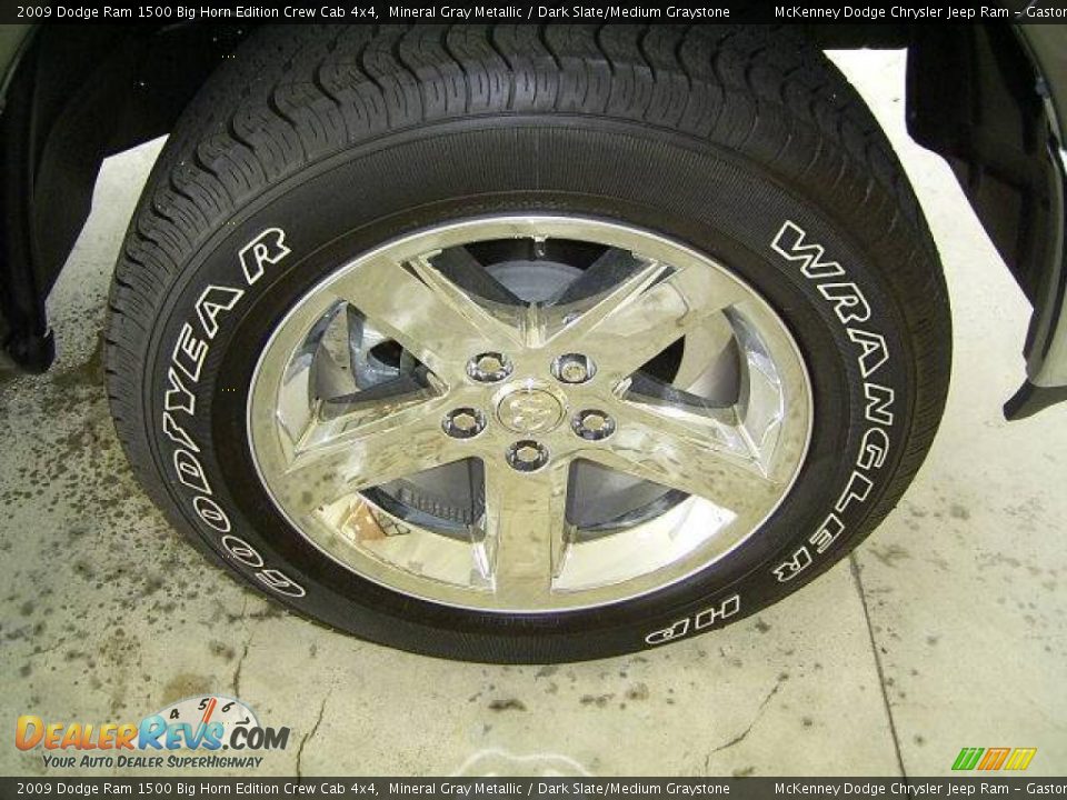 2009 Dodge Ram 1500 Big Horn Edition Crew Cab 4x4 Mineral Gray Metallic / Dark Slate/Medium Graystone Photo #16