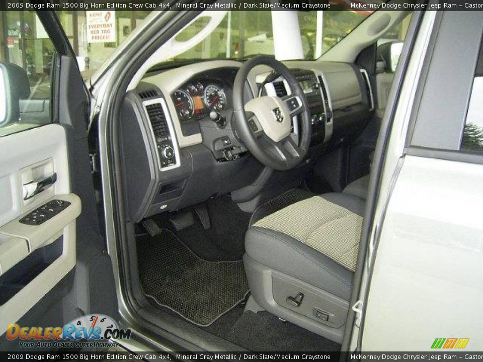 2009 Dodge Ram 1500 Big Horn Edition Crew Cab 4x4 Mineral Gray Metallic / Dark Slate/Medium Graystone Photo #21