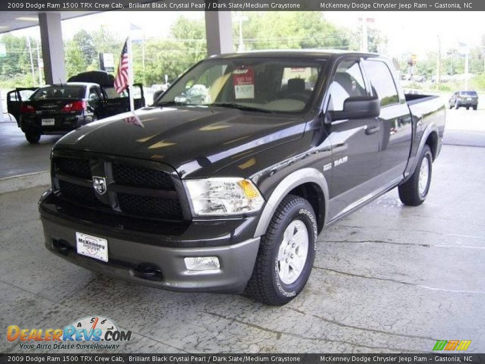2009 Dodge Ram 1500 TRX Crew Cab Brilliant Black Crystal Pearl / Dark Slate/Medium Graystone Photo #1