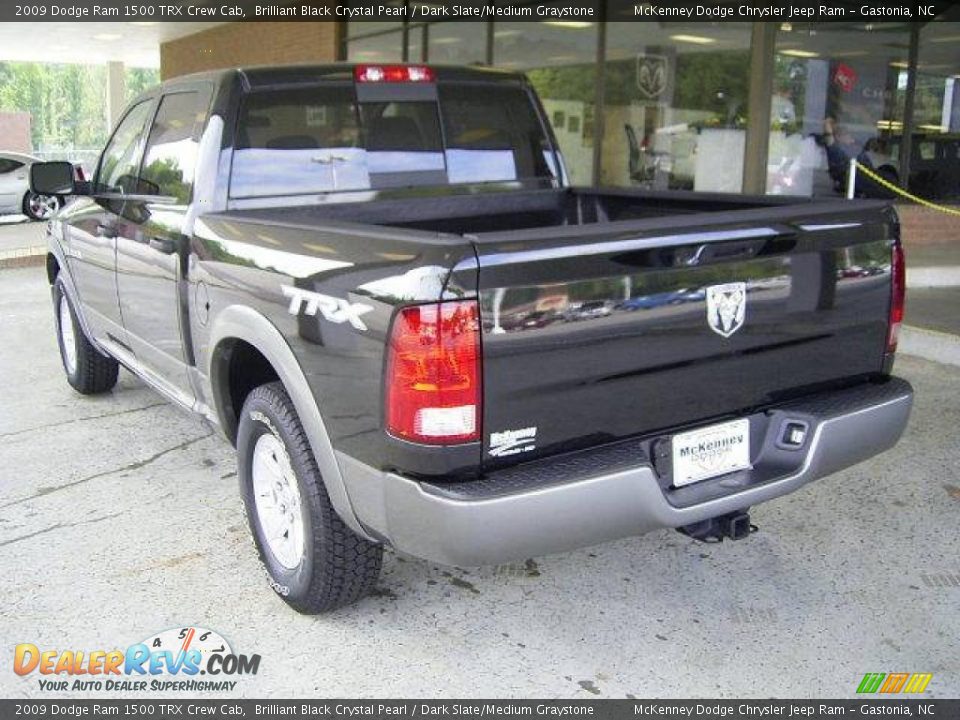 2009 Dodge Ram 1500 TRX Crew Cab Brilliant Black Crystal Pearl / Dark Slate/Medium Graystone Photo #2