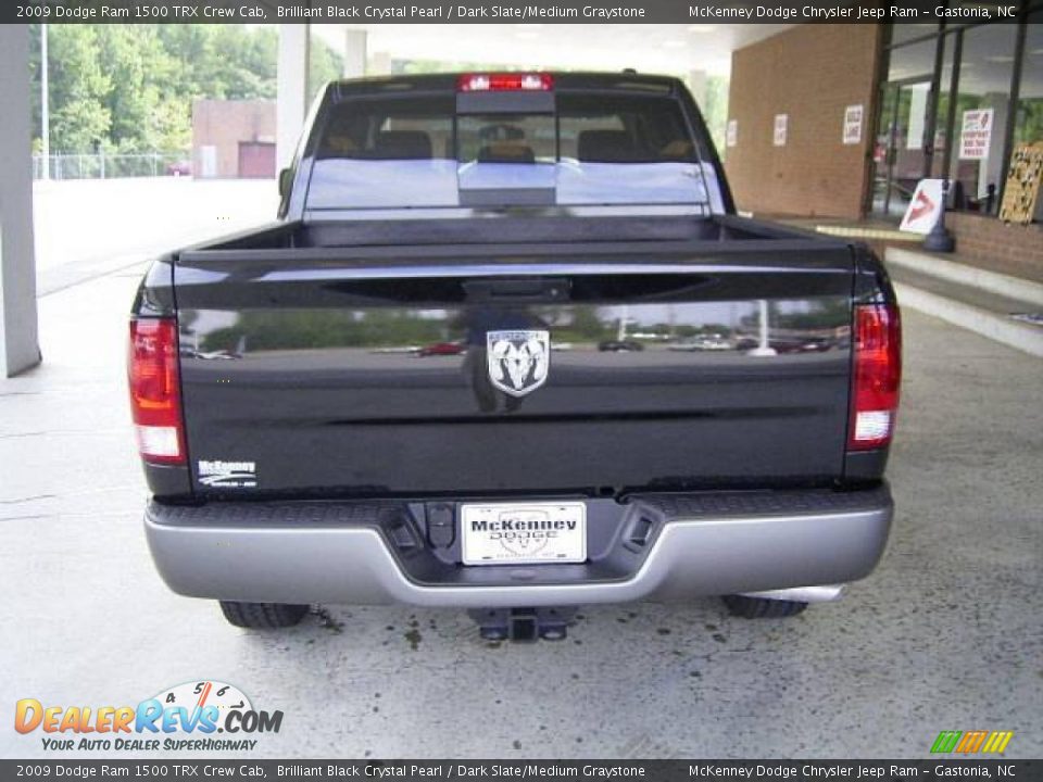 2009 Dodge Ram 1500 TRX Crew Cab Brilliant Black Crystal Pearl / Dark Slate/Medium Graystone Photo #3