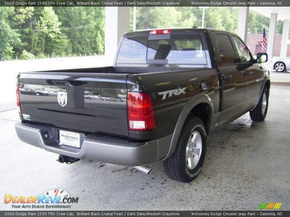 2009 Dodge Ram 1500 TRX Crew Cab Brilliant Black Crystal Pearl / Dark Slate/Medium Graystone Photo #5