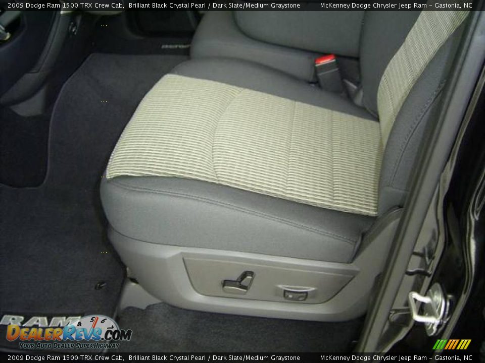 2009 Dodge Ram 1500 TRX Crew Cab Brilliant Black Crystal Pearl / Dark Slate/Medium Graystone Photo #9