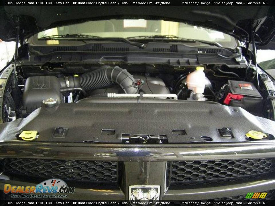 2009 Dodge Ram 1500 TRX Crew Cab Brilliant Black Crystal Pearl / Dark Slate/Medium Graystone Photo #17
