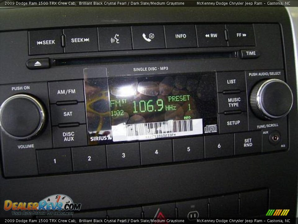 2009 Dodge Ram 1500 TRX Crew Cab Brilliant Black Crystal Pearl / Dark Slate/Medium Graystone Photo #21