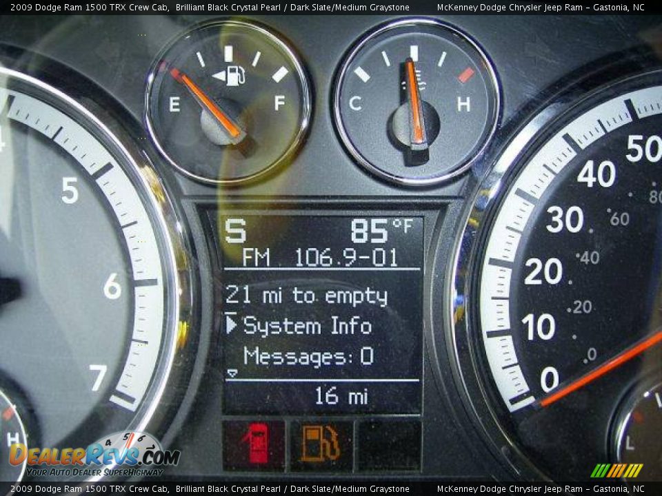 2009 Dodge Ram 1500 TRX Crew Cab Brilliant Black Crystal Pearl / Dark Slate/Medium Graystone Photo #22