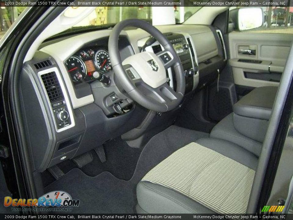 2009 Dodge Ram 1500 TRX Crew Cab Brilliant Black Crystal Pearl / Dark Slate/Medium Graystone Photo #23