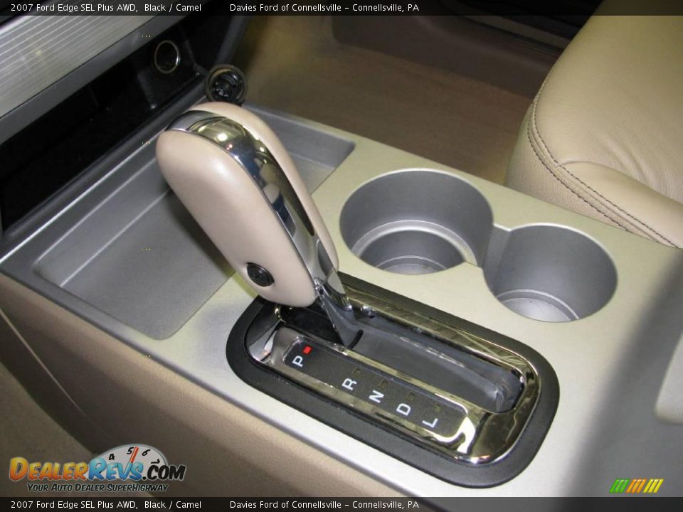 2007 Ford Edge SEL Plus AWD Black / Camel Photo #11