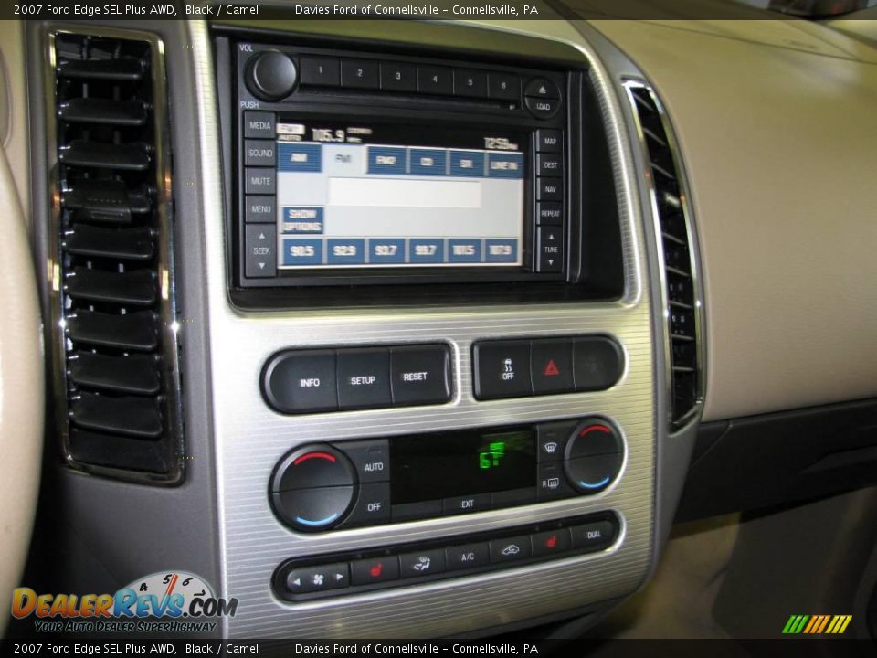 2007 Ford Edge SEL Plus AWD Black / Camel Photo #12