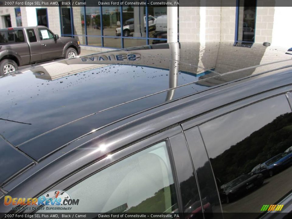 2007 Ford Edge SEL Plus AWD Black / Camel Photo #15