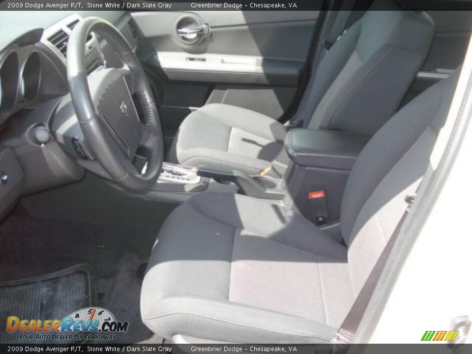 2009 Dodge Avenger R/T Stone White / Dark Slate Gray Photo #8