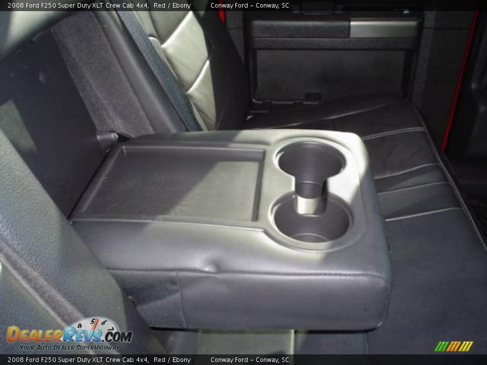 2008 Ford F250 Super Duty XLT Crew Cab 4x4 Red / Ebony Photo #20
