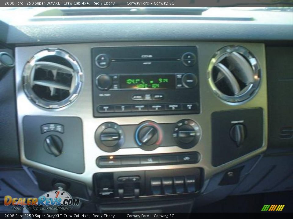 2008 Ford F250 Super Duty XLT Crew Cab 4x4 Red / Ebony Photo #23