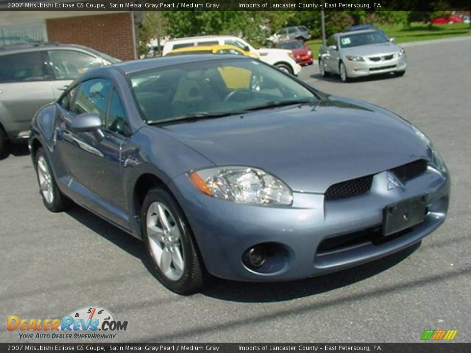 2007 Mitsubishi Eclipse GS Coupe Satin Meisai Gray Pearl / Medium Gray Photo #1