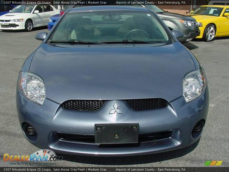 2007 Mitsubishi Eclipse GS Coupe Satin Meisai Gray Pearl / Medium Gray Photo #2