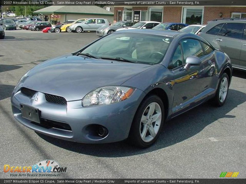 2007 Mitsubishi Eclipse GS Coupe Satin Meisai Gray Pearl / Medium Gray Photo #3