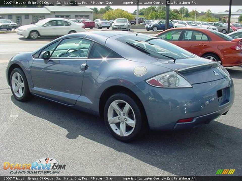 2007 Mitsubishi Eclipse GS Coupe Satin Meisai Gray Pearl / Medium Gray Photo #4