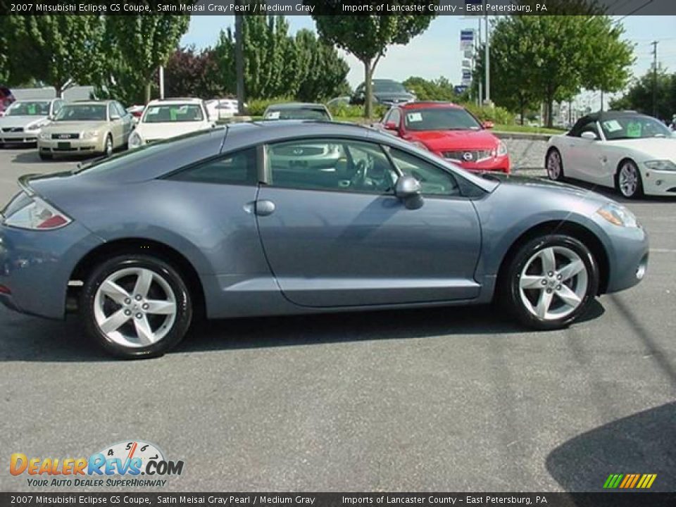 2007 Mitsubishi Eclipse GS Coupe Satin Meisai Gray Pearl / Medium Gray Photo #7