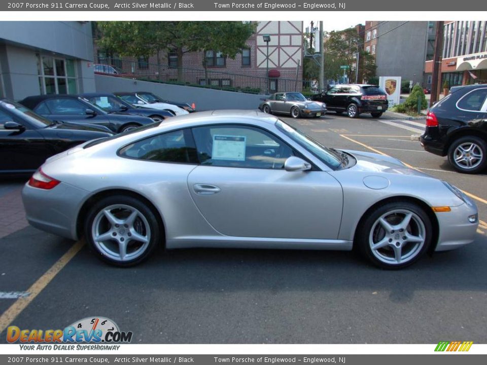 2007 Porsche 911 Carrera Coupe Arctic Silver Metallic / Black Photo #5