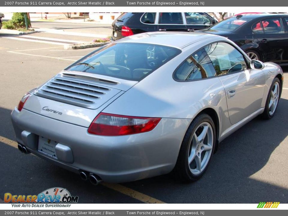 2007 Porsche 911 Carrera Coupe Arctic Silver Metallic / Black Photo #6
