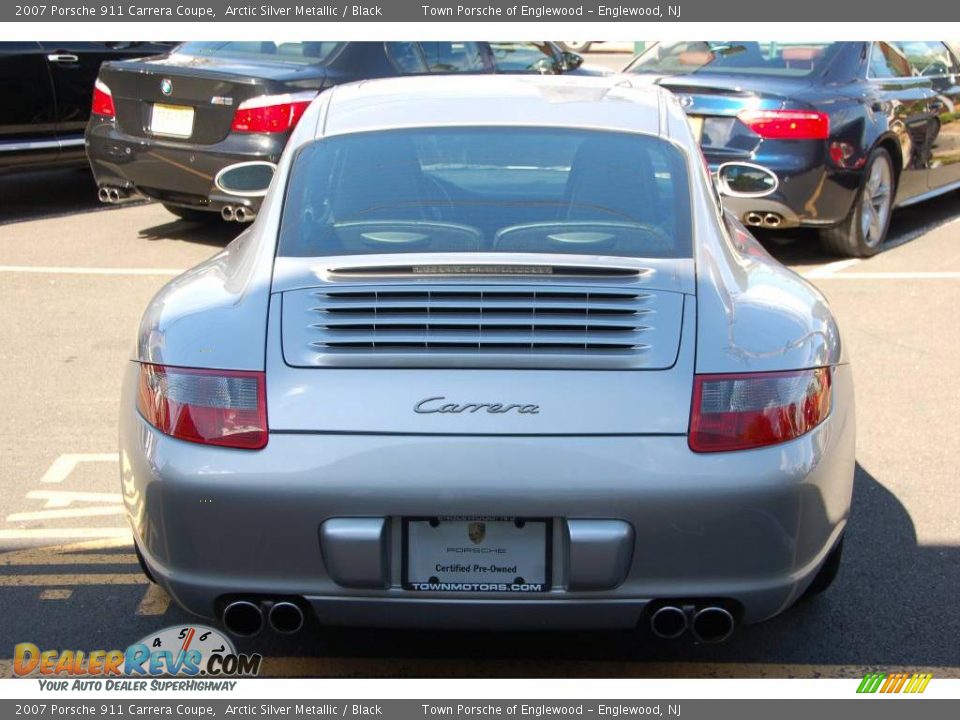 2007 Porsche 911 Carrera Coupe Arctic Silver Metallic / Black Photo #7