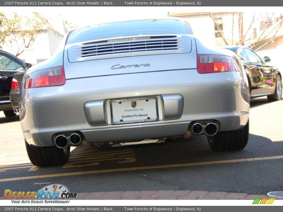 2007 Porsche 911 Carrera Coupe Arctic Silver Metallic / Black Photo #8