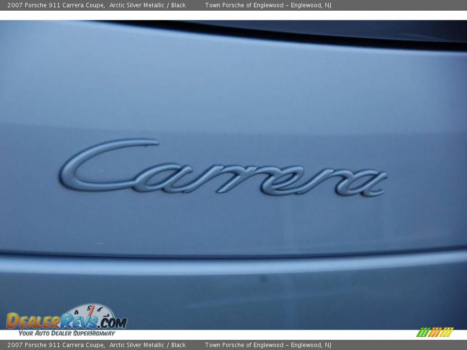 2007 Porsche 911 Carrera Coupe Arctic Silver Metallic / Black Photo #11