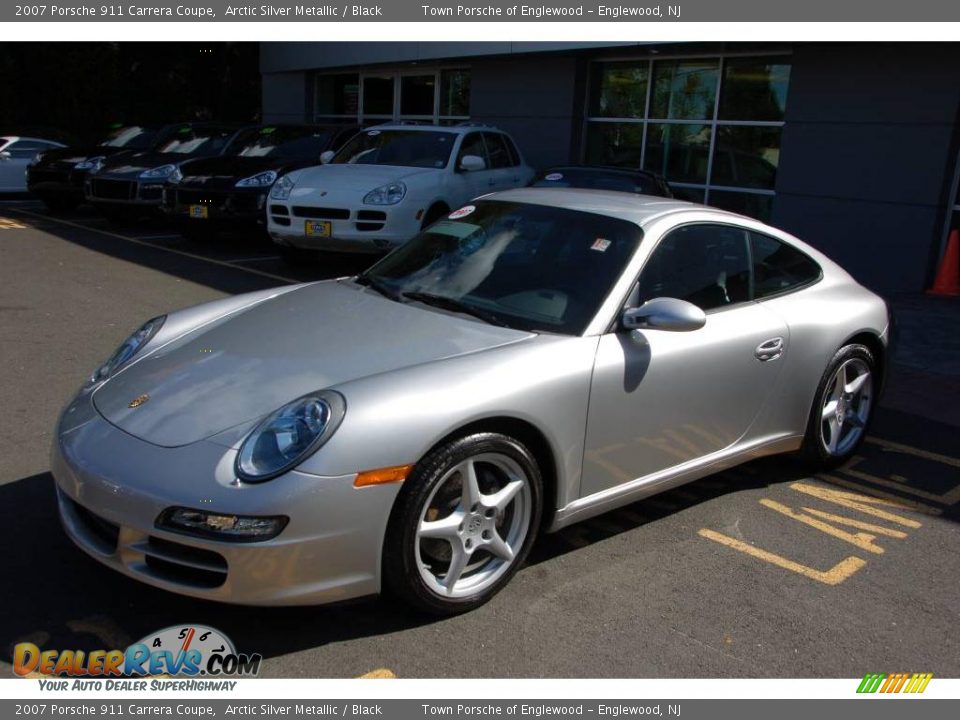 2007 Porsche 911 Carrera Coupe Arctic Silver Metallic / Black Photo #14