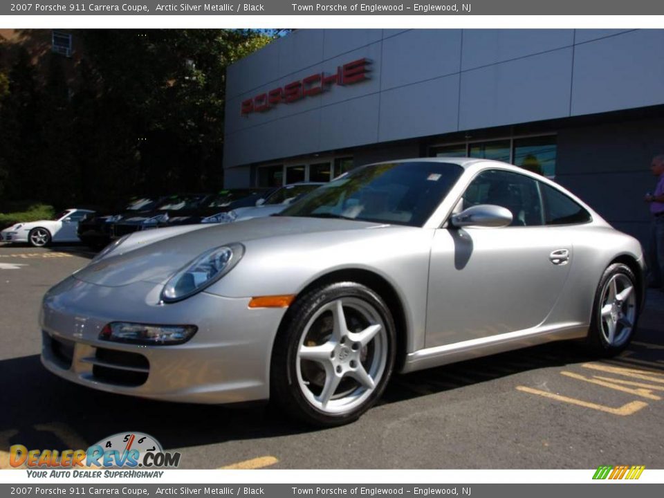 2007 Porsche 911 Carrera Coupe Arctic Silver Metallic / Black Photo #15