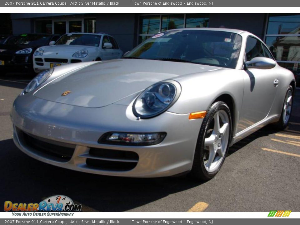 2007 Porsche 911 Carrera Coupe Arctic Silver Metallic / Black Photo #16