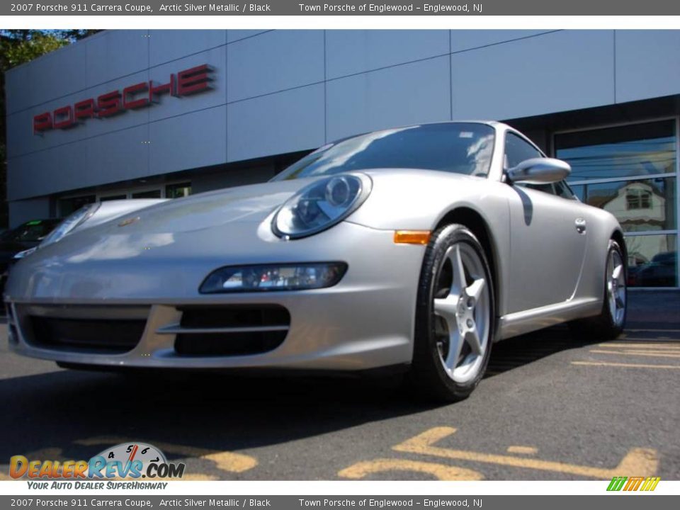 2007 Porsche 911 Carrera Coupe Arctic Silver Metallic / Black Photo #17