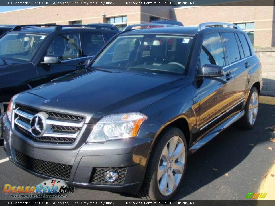 2010 Mercedes-Benz GLK 350 4Matic Steel Grey Metallic / Black Photo #1
