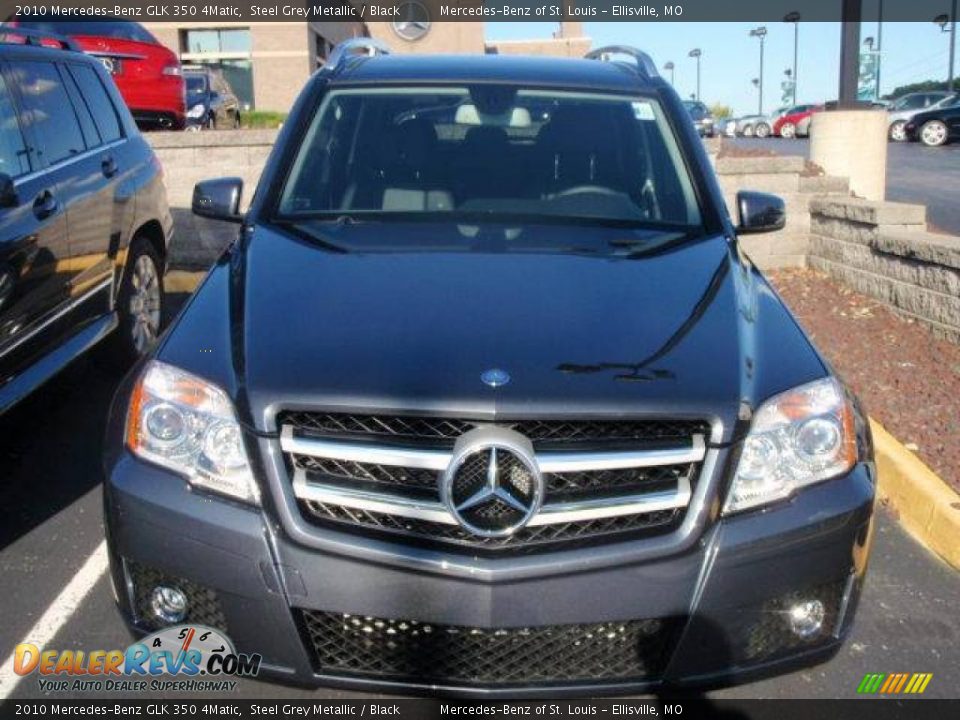 2010 Mercedes-Benz GLK 350 4Matic Steel Grey Metallic / Black Photo #2