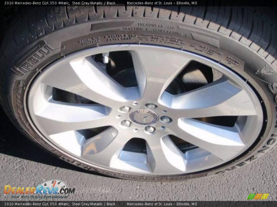 2010 Mercedes-Benz GLK 350 4Matic Steel Grey Metallic / Black Photo #4