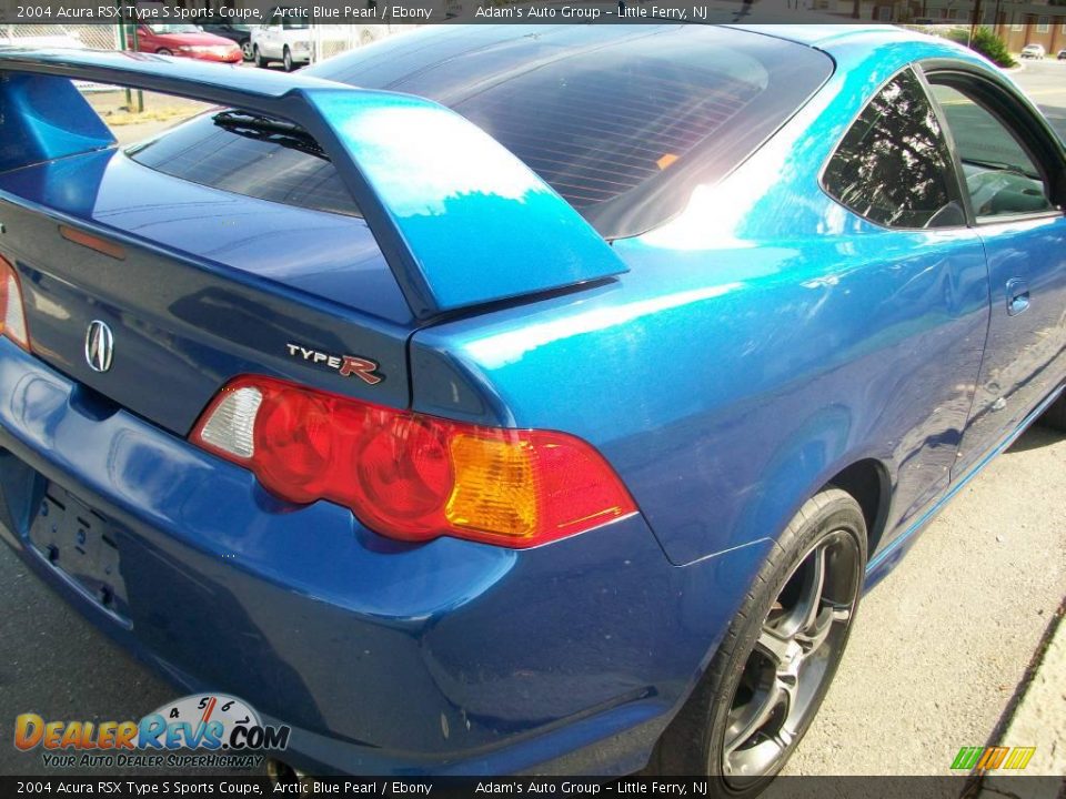 2004 Acura RSX Type S Sports Coupe Arctic Blue Pearl / Ebony Photo #4