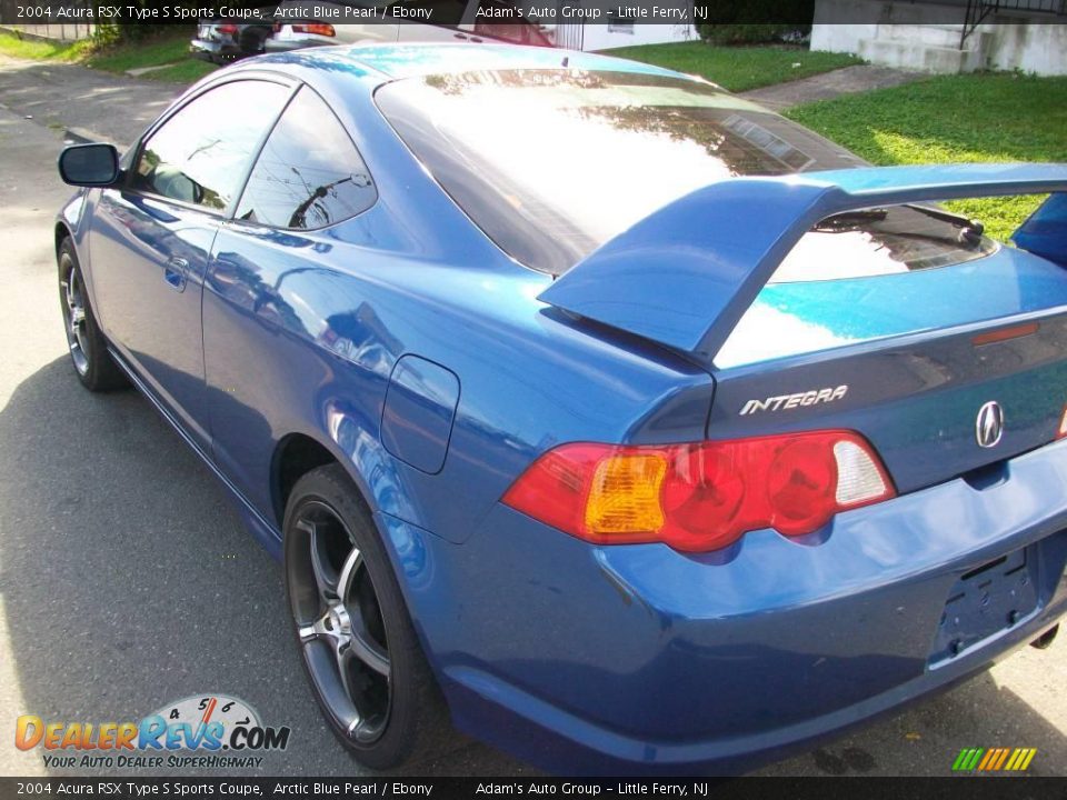 2004 Acura RSX Type S Sports Coupe Arctic Blue Pearl / Ebony Photo #5