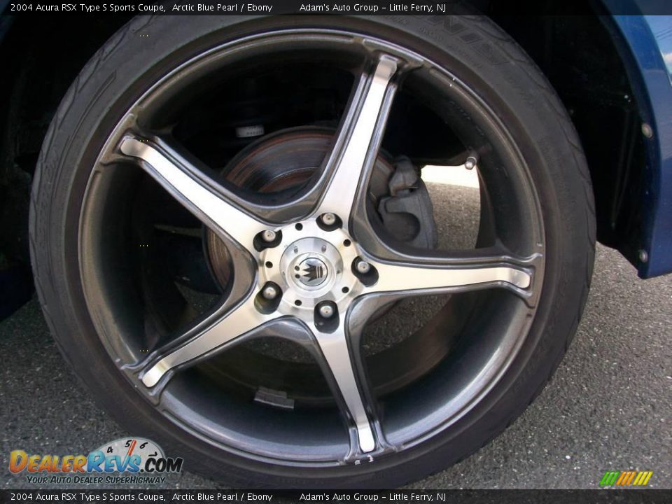 2004 Acura RSX Type S Sports Coupe Arctic Blue Pearl / Ebony Photo #6