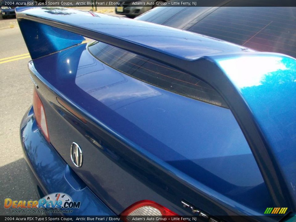 2004 Acura RSX Type S Sports Coupe Arctic Blue Pearl / Ebony Photo #8