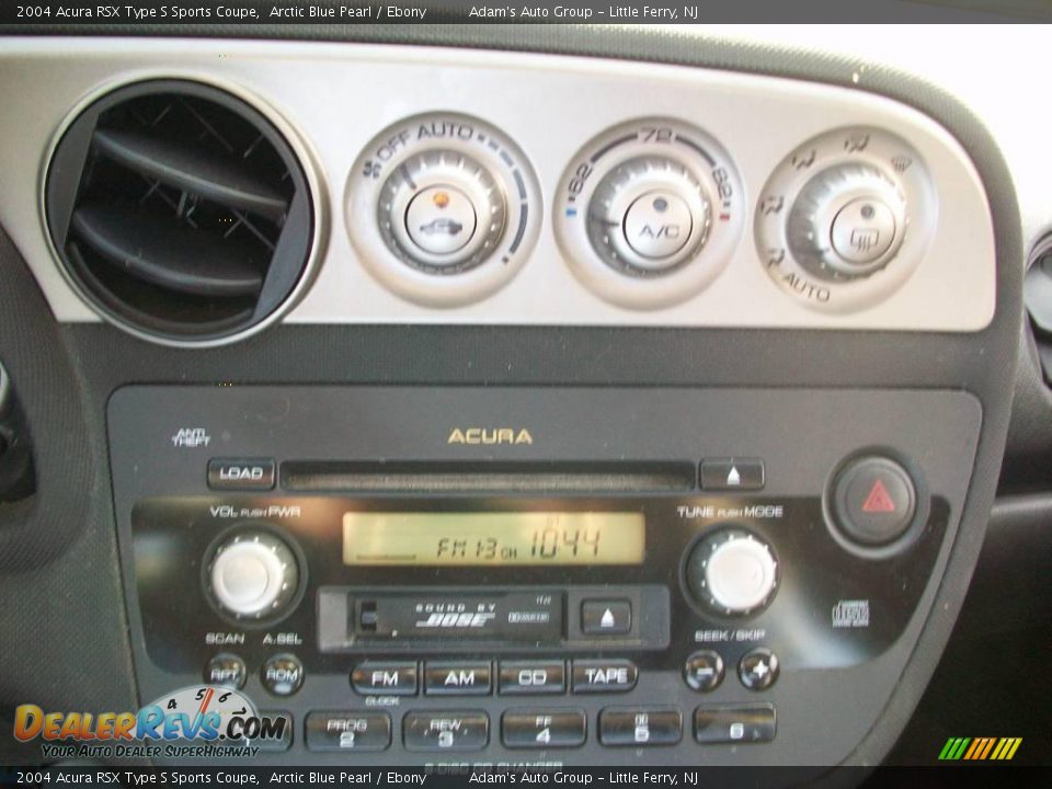 2004 Acura RSX Type S Sports Coupe Arctic Blue Pearl / Ebony Photo #12