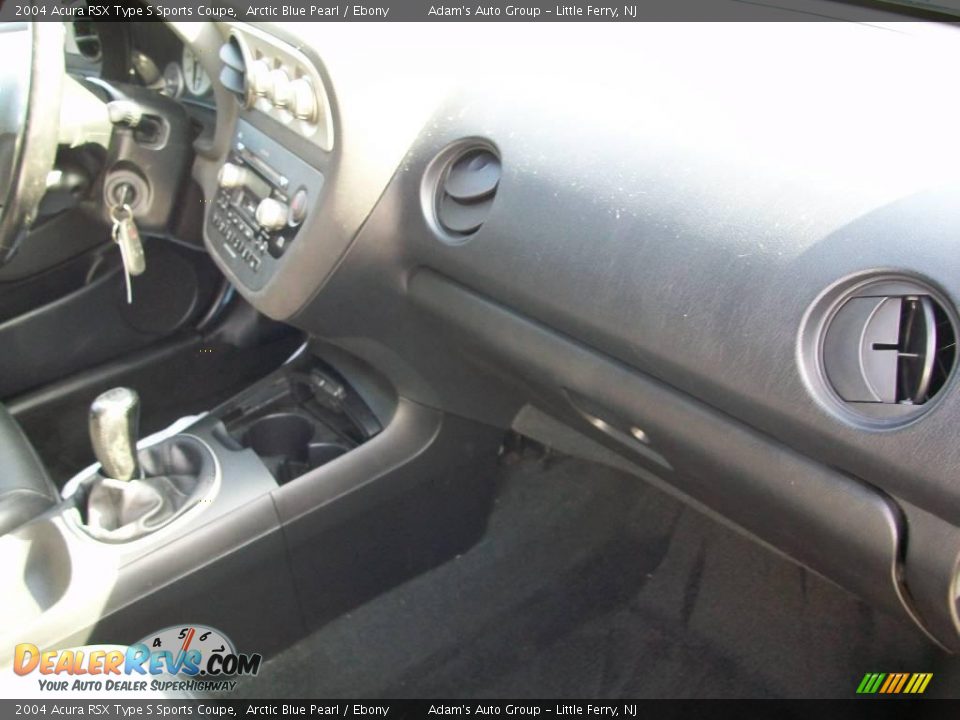 2004 Acura RSX Type S Sports Coupe Arctic Blue Pearl / Ebony Photo #21