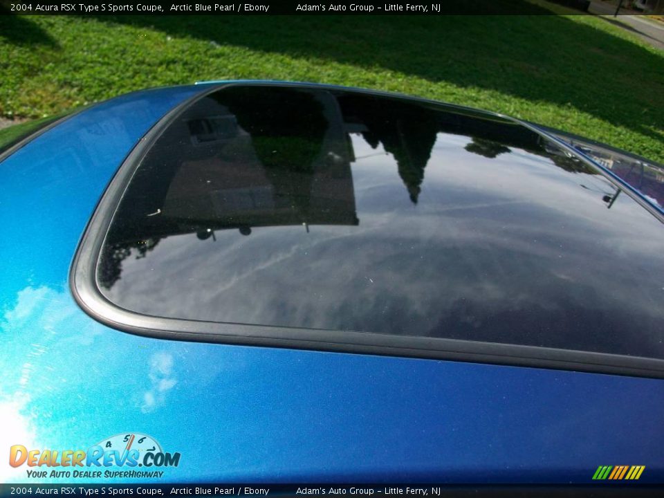 2004 Acura RSX Type S Sports Coupe Arctic Blue Pearl / Ebony Photo #28