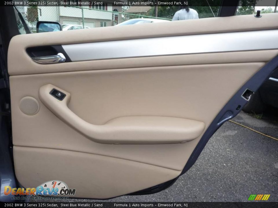 2002 BMW 3 Series 325i Sedan Steel Blue Metallic / Sand Photo #20