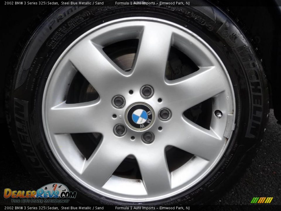 2002 BMW 3 Series 325i Sedan Steel Blue Metallic / Sand Photo #23