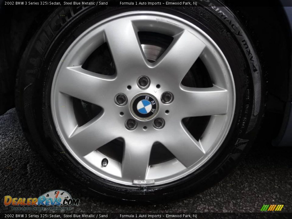 2002 BMW 3 Series 325i Sedan Steel Blue Metallic / Sand Photo #24