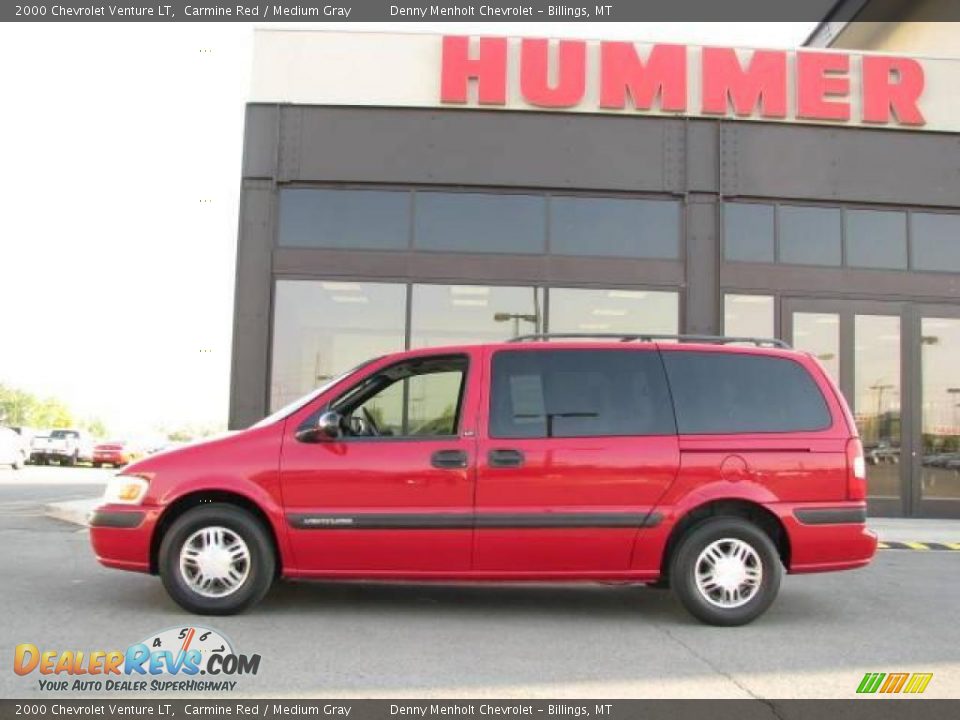2000 Chevrolet Venture LT Carmine Red / Medium Gray Photo #1