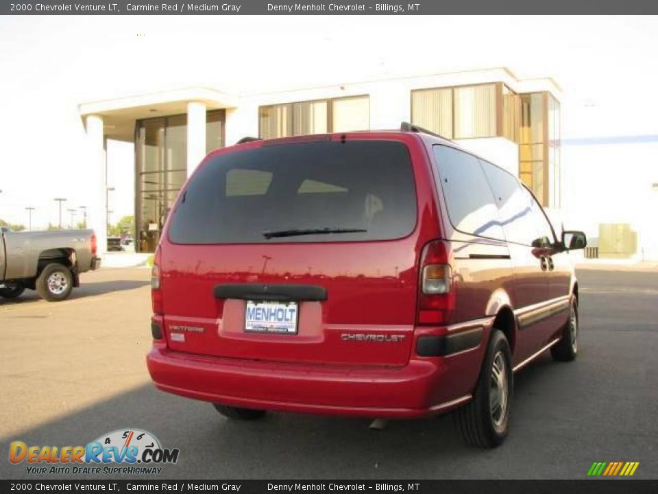 2000 Chevrolet Venture LT Carmine Red / Medium Gray Photo #5