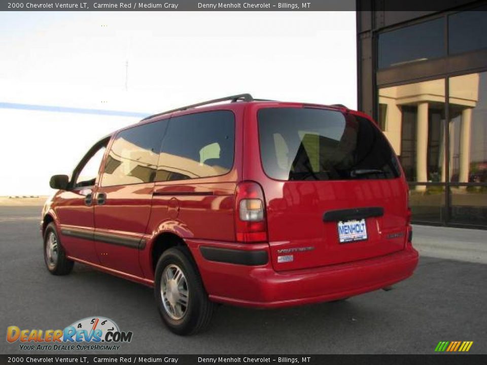 2000 Chevrolet Venture LT Carmine Red / Medium Gray Photo #6
