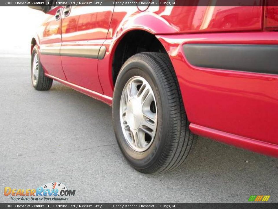 2000 Chevrolet Venture LT Carmine Red / Medium Gray Photo #7